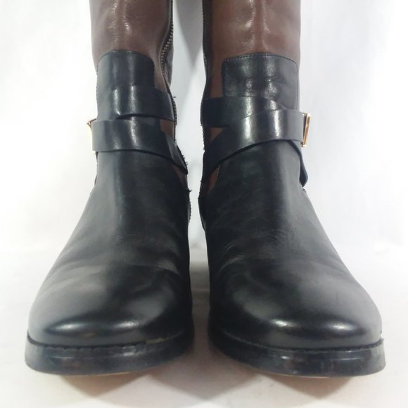 Michael Kors Jet Set 6 Leather Riding Boots 9M - Picture 3 of 12